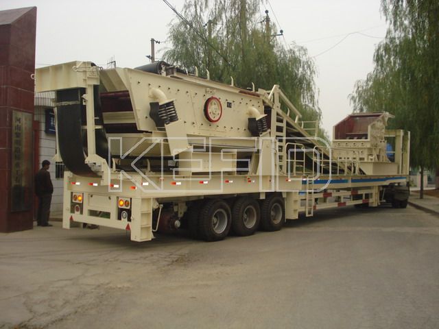 Mobile Impact Crushing Plant