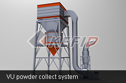 VU powder collect system